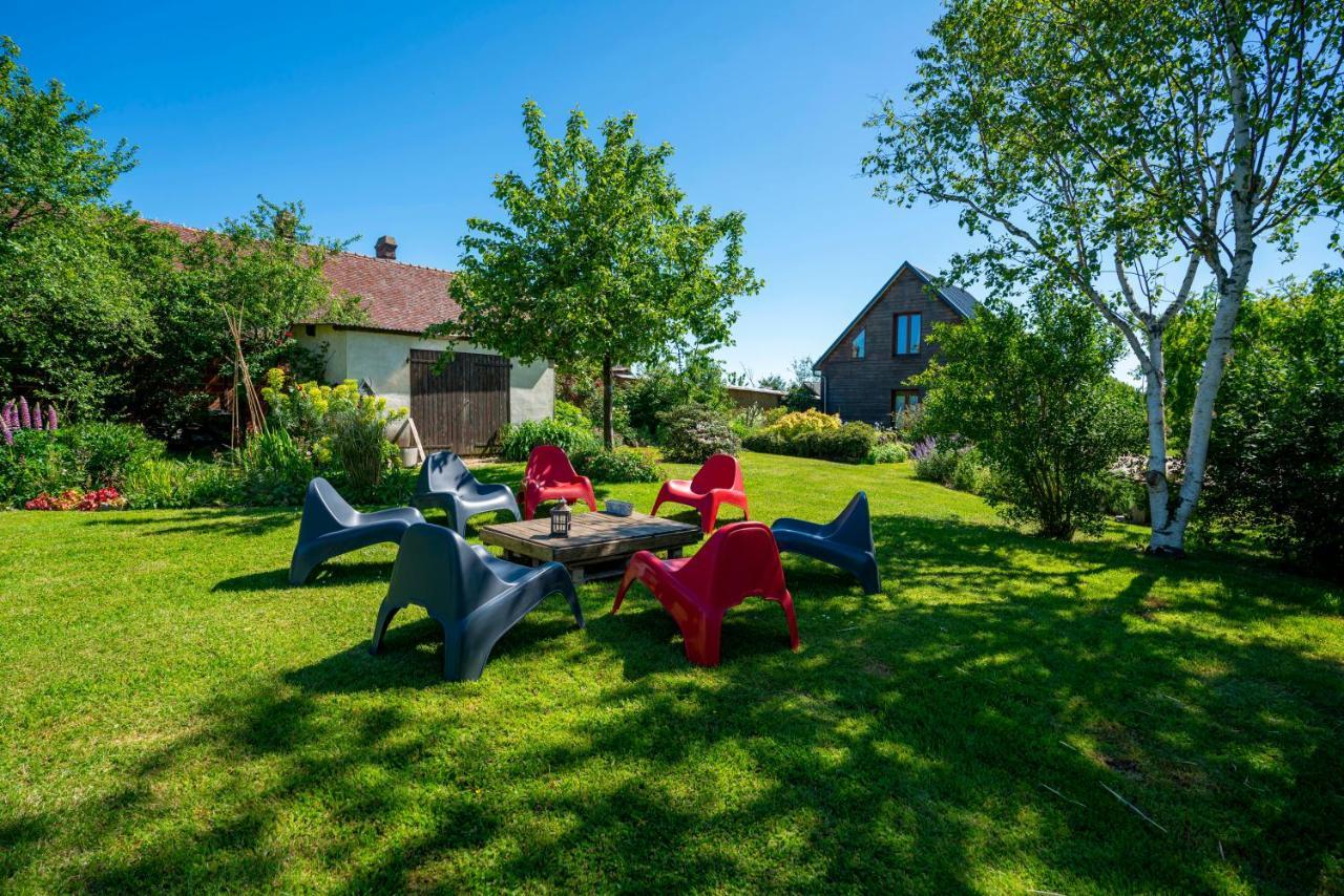 Chambre D'Hotes - Le Jardin Des Patissons La Foret Du Parc Exterior foto